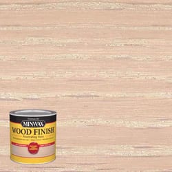 Minwax Wood Finish Semi-Transparent Simply White Oil-Based Penetrating Wood Finish 1/2 pt