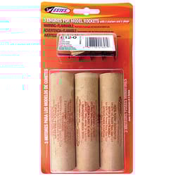 Estes Model Rocket Engines 3 pc