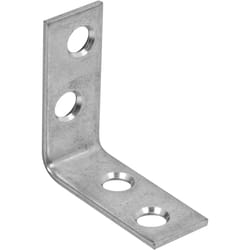 National Hardware 1.5 in. H X 0.63 in. W X 0.08 in. D Zinc-Plated Steel Inside Corner Brace