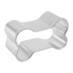 R&M International Corp 1 in. W X 2 in. L Mini Dog Bone Cookie Cutter Silver 1 pc