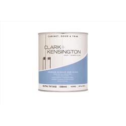 Clark+Kensington Semi-Gloss Tint Base Neutral Base Cabinet/Door/Trim Paint Interior 0.86 qt