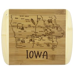 Totally Bamboo A Slice of Life 11 in. L X 8.75 in. W X 0.5 in. Bamboo Cutting Board