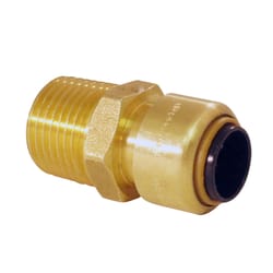 Apollo Tectite Push to Connect 3/8 in. PTC in to X 1/2 in. D MPT Brass Adapter