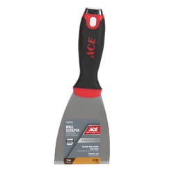 Ace  3 in. W Carbon Steel  Stiff  Wall Scraper 