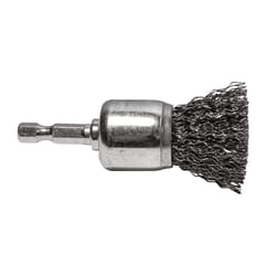 Century Drill & Tool 1 in. Crimped Wire Wheel Brush Steel 4500 rpm 2 pc