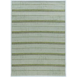 Linon Home Decor 9.5 ft. W X 6.5 ft. L Sand Green Polypropylene Accent Rug