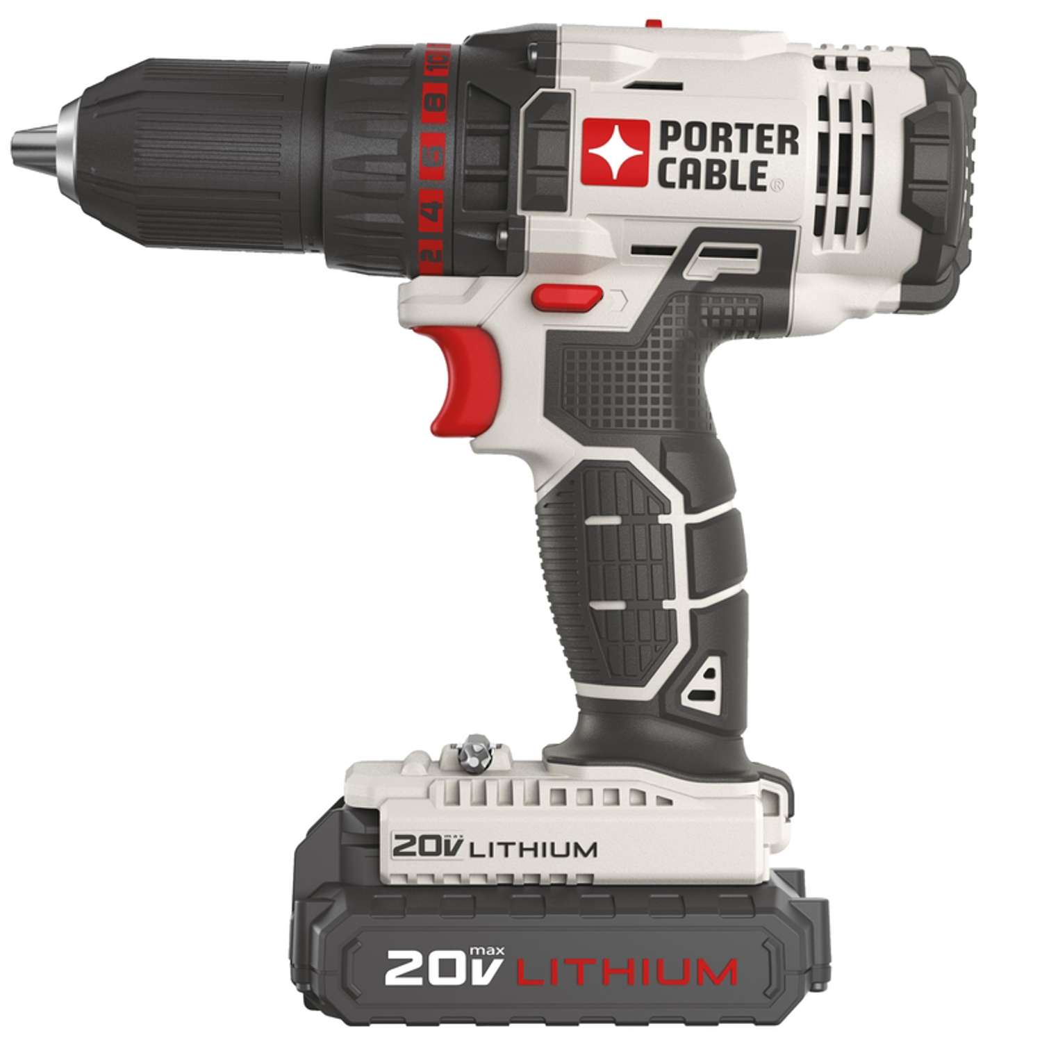 Porter Cable 20V MAX 1 2 in. Brushed Cordless Drill Kit Battery