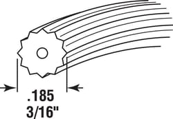 Prime-Line 0.185 in. D X 500 ft. L Screen Spline