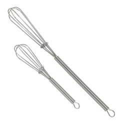 R&M International Corp Silver Chrome Mini Whisk