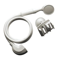 PlumbCraft White Portable Handheld Shower Sprayer