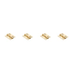 National Hardware 3/4 in. L Solid Brass Door Hinge 4 pk