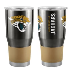 Boelter Brands Ultra 30 oz NFL Jaguars Black BPA Free Tumbler with Lid