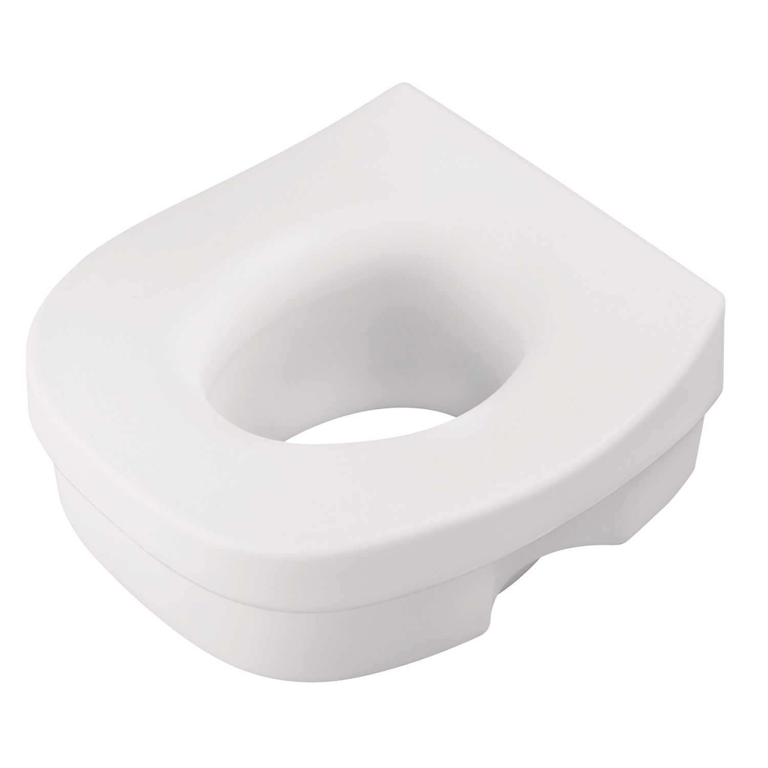 Delta White Elevated Toilet Seat Plastic 5 In H X 11 3 4 In