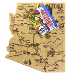 Totally Bamboo Destination 13.5 in. L X 11.75 in. W X 0.63 in. Bamboo Cutting Board