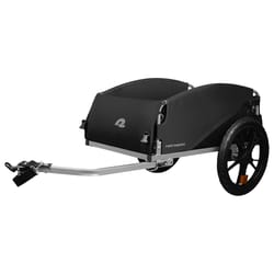 Retrospec Rover Hauler Fabric/Steel Cargo Trailer 80 lb Black