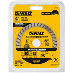 DeWalt 4 in. D X 7/8 in. XP Extended Performance Diamond Masonry Blade 1 pk