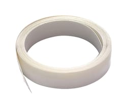 M-D White Plastic Weatherstrip For V Shaped 17 ft. L X 7/8 in.
