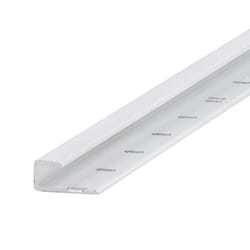 M-D BUILDING PRODUCTS 0.36 in. H X 0.781 in. W X 96 in. L Satin Clear Clear Aluminum Carpet Trim