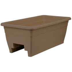 HC Companies 9 in. H X 12 in. W Resin Raised Bed Planter Chocolate