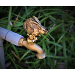 Festive Faucets Rabbit Antique Outdoor Faucet Handle