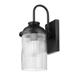 Globe Electric 1-Light Matte Black Wall Sconce