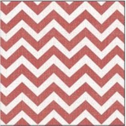 Magic Cover 45 ft. L X 54 in. W Red/White Textured Chevron Non-Adhesive Flannel Back Vinyl Roll