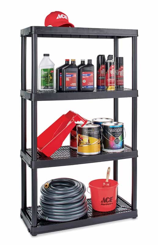 Maxit 54 1 2 in H x 32 in W x 14 in D Resin Shelving  