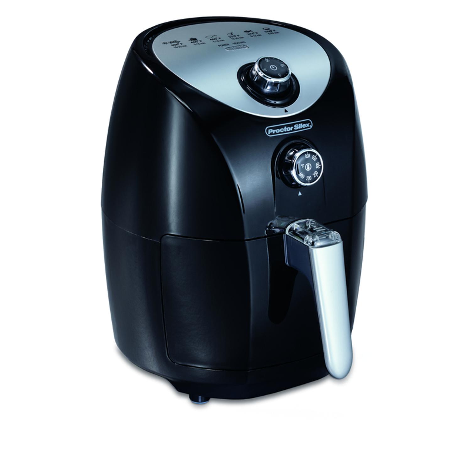 Proctor Silex Black 1.5 L Programmable Air Fryer Mfr# 35055