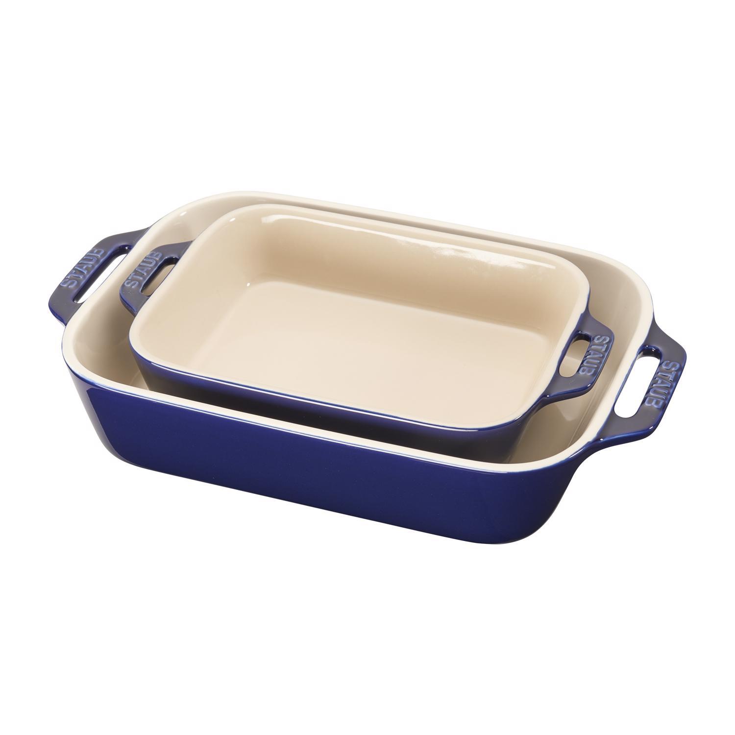Zwilling J.A Henckels Staub Ceramic Bake Set Dark Blue Sansujyuku sansujyuku.com