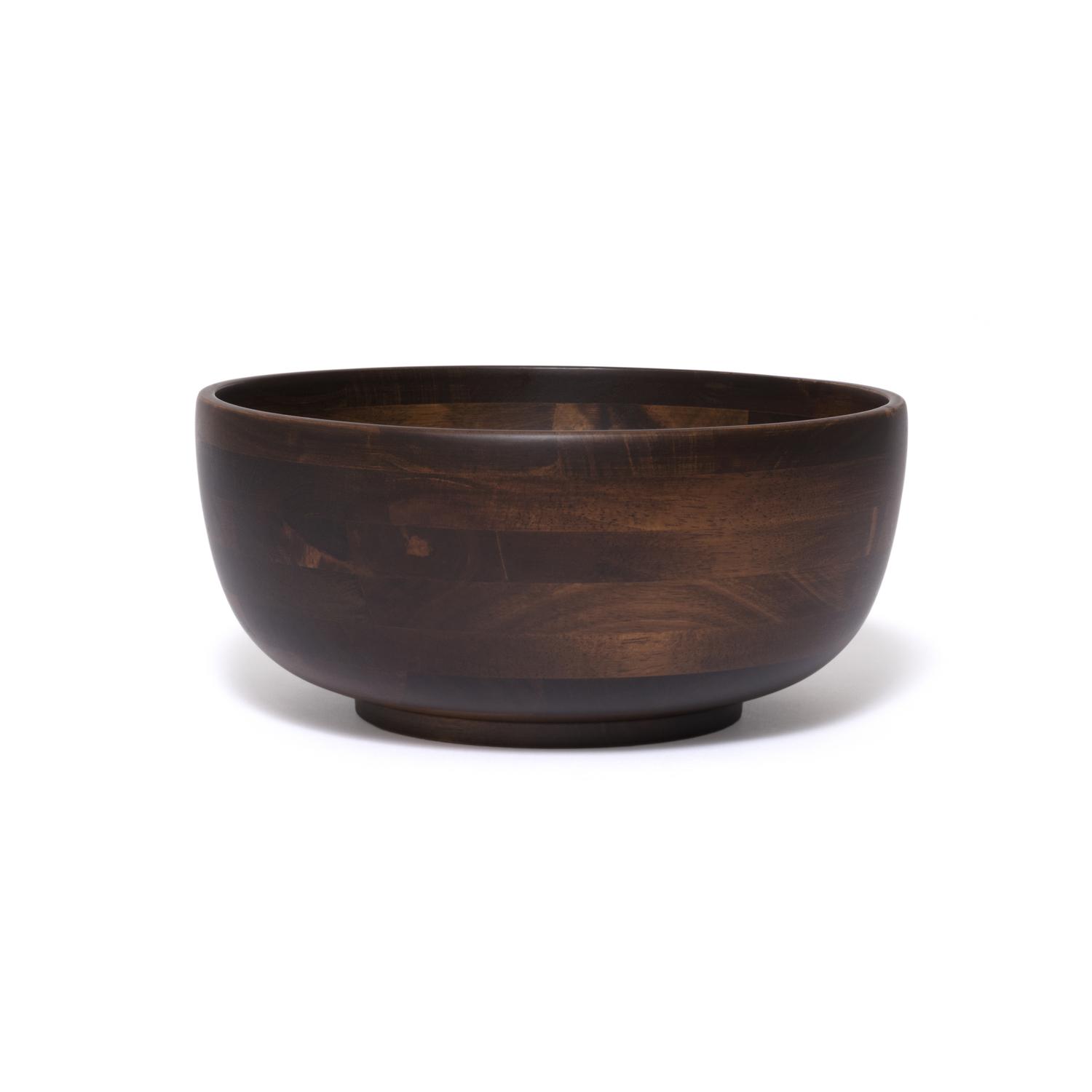 Lipper International Natural Rubberwood Rice Serving Bowl 12 in. D 1 pc Sansujyuku sansujyuku.com