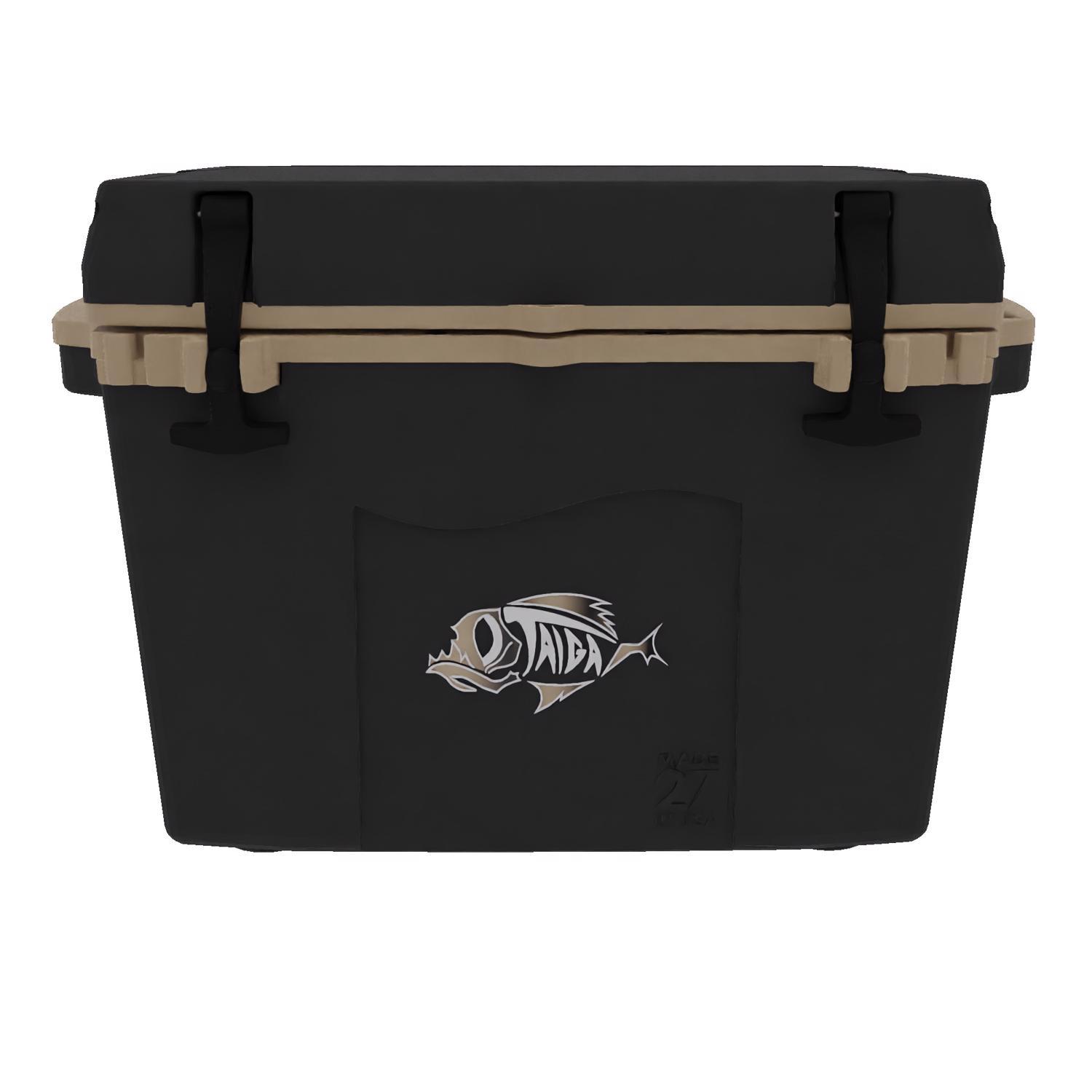 Taiga Coolers Black/Tan 27 qt Cooler Sansujyuku sansujyuku.com
