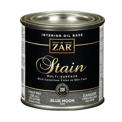 ZAR Semi-Transparent Blue Moon Oil-Based Polyurethane Wood Stain 1/2 pt