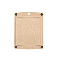 15 x 20 Green Plastic Cutting Board w/ Handle