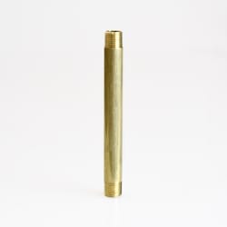 ATC 3/8 in. MPT 3/8 in. D MPT Yellow Brass Nipple 6 in. L