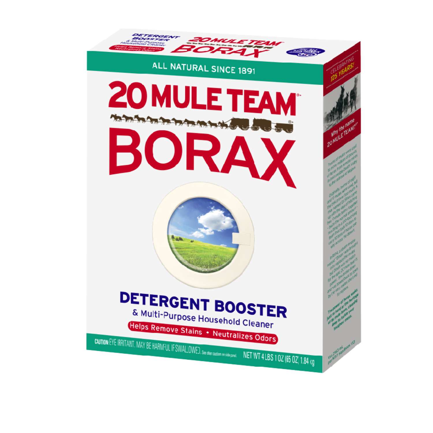 20 Mule Team Borax No Scent Detergent Booster and Household Cleaner Powder  65 oz - Ace Hardware