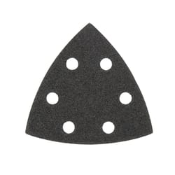 Milwaukee 3-1/2 in. Silicon Carbide 80 Grit Triangular Sanding Paper 6 pk