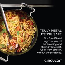 Circulon Stainless Steel Stock Pot 11.9 in. 7.5 qt Silver