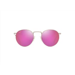 Maui Jim Pukaua Unisex Sunglasses Sunglasses Shiny Light Gold with Pink & Yellow Frame Shiny Light G