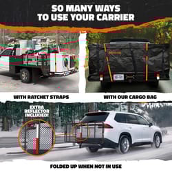 Mockins Black Hitch Cargo Carrier Set 1 pk