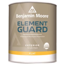 Benjamin Moore Element Guard Flat White Water-Based Paint Exterior 1 qt