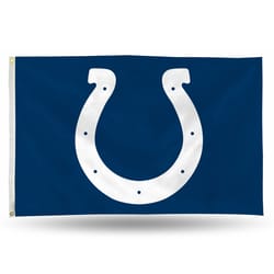 Rico Indianapolis Colts Flag 0.125 in. H X 3 ft. W X 5 ft. L