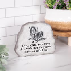 P. Graham Dunn 6 in. H X 1 in. W X 7 in. L Gray MDF Loved Ones Tabletop Sign