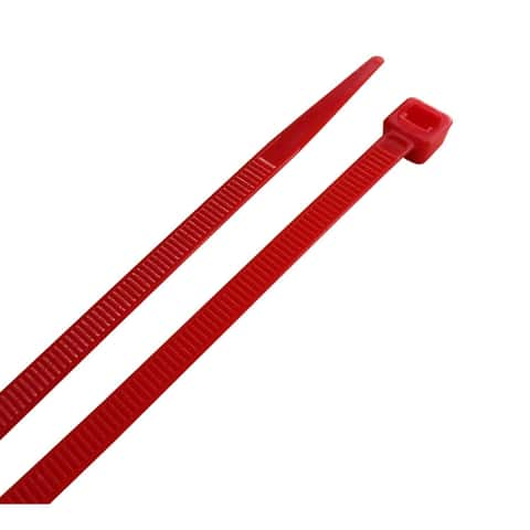 Home Plus 8 in. L Red Cable Tie 100 pk - Ace Hardware