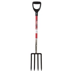 ACE 4 Tine Steel Spading Fork 30 in. Fiberglass Handle