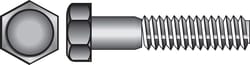 HILLMAN 3/8 in. D X 4-1/2 in. L Hot Dipped Galvanized Steel Hex Bolt 50 pk