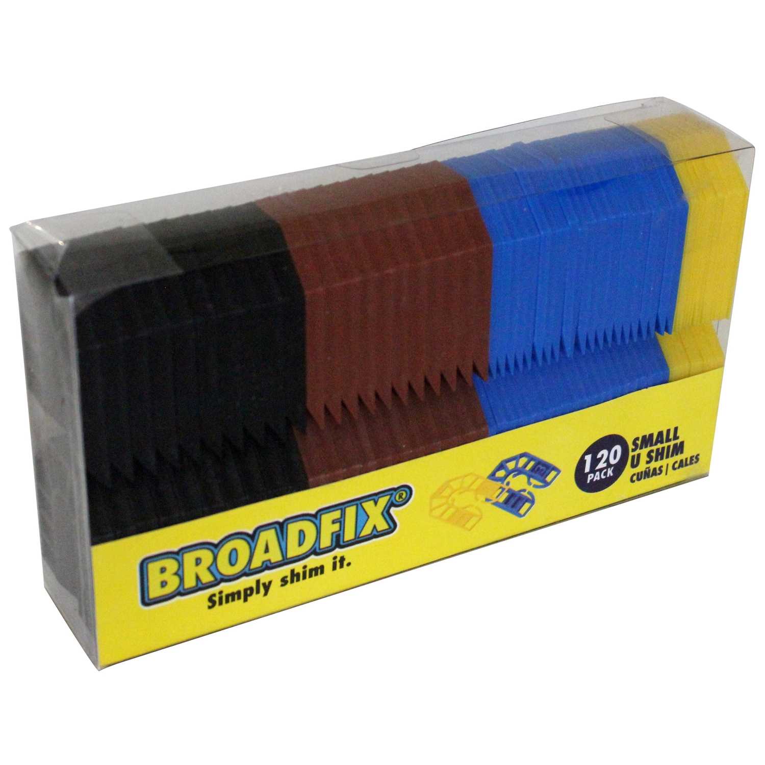 Broadfix 1.8 in. W x 8 in. L Plastic Small U Shims 120 pk Ace Hardware