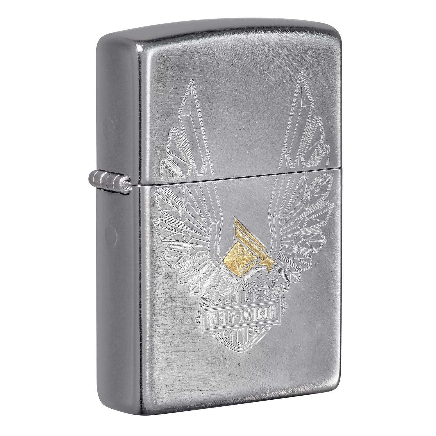 Zippo Silver Harley Davidson Lighter 1 pk - Ace Hardware