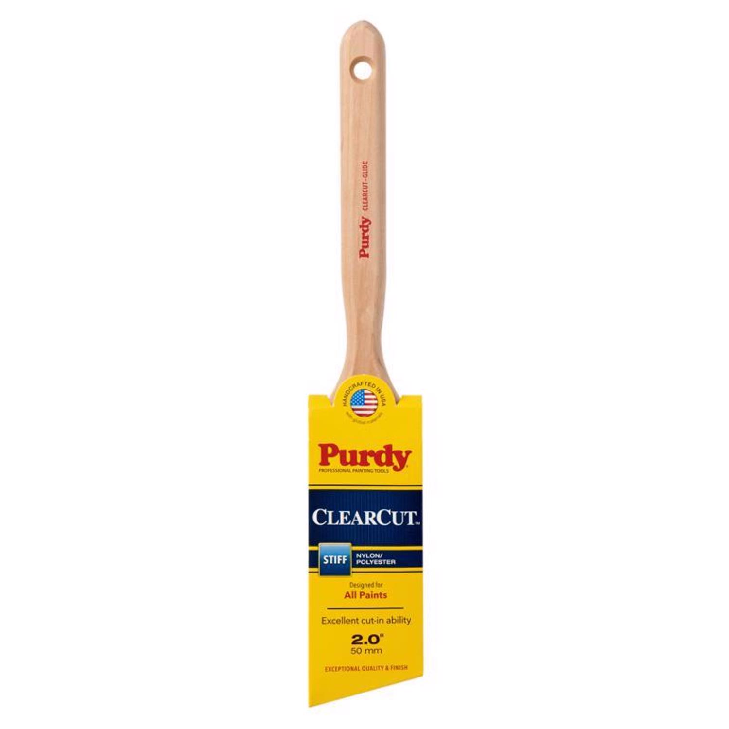 Photos - Putty Knife / Painting Tool Purdy Clearcut Glide 2 in. Stiff Angle Trim Paint Brush 144152120