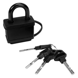 Project Pro 6.9 in. H X 3.8 in. W X 1.2 in. L Steel Single Locking Weather-Resistant Padlock