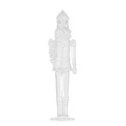 Creative Co-Op Clear Nutcracker Table Decor 11 in.